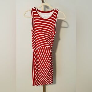 Bailey 44 Red and White Striped Dress